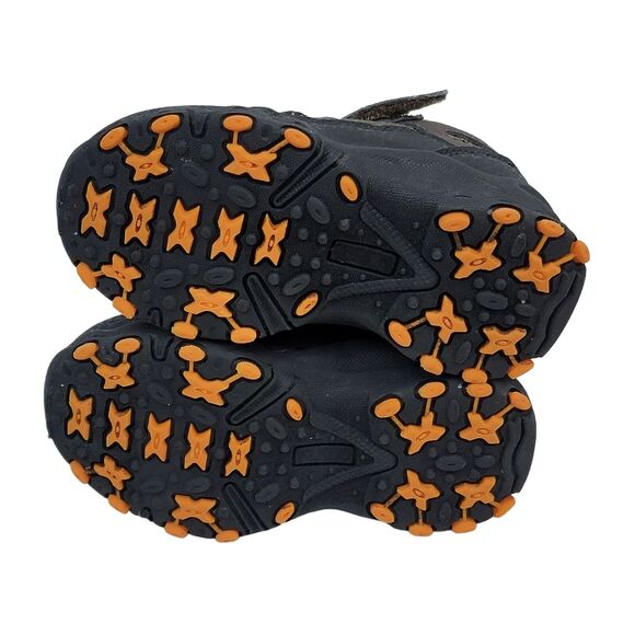 Rugged Outback Hiking Boots Boys Sz 5 Brett Brown Orange‎ Outdoor Sneakers Shoes - Picture 5 of 7